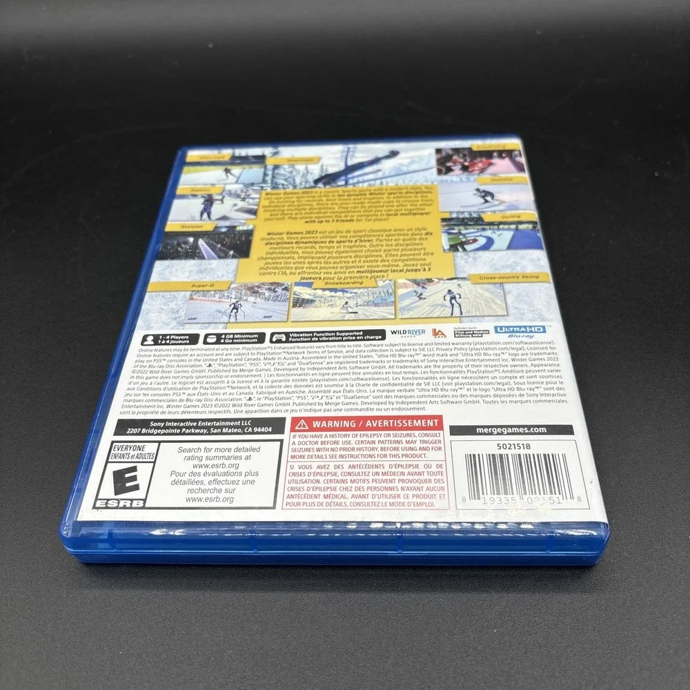 Winter Games 2023 (Sony PlayStation 5 2022) PS5 Sports Skiing Snowboarding